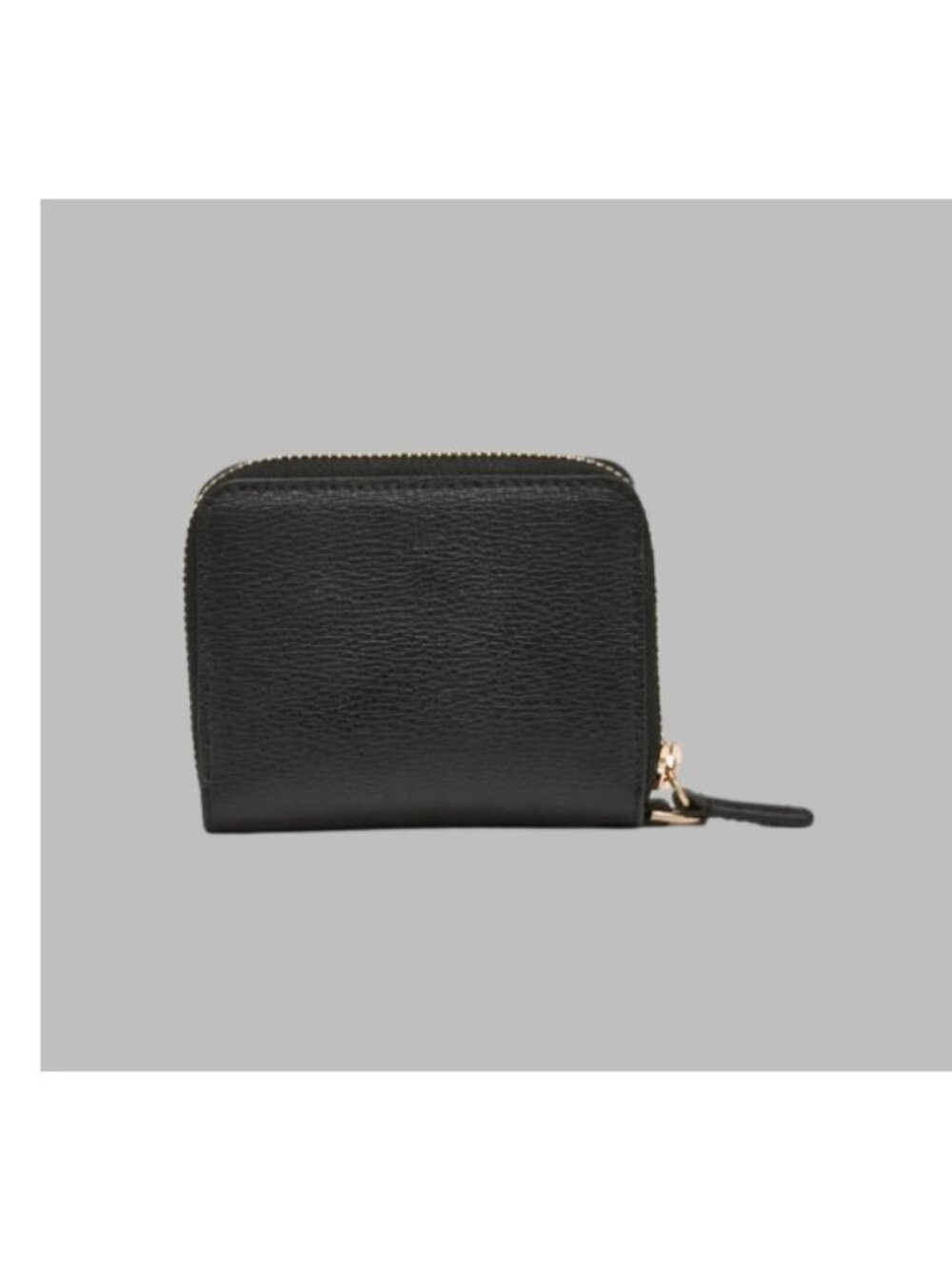 KARL LAGERFELD zip around leather small bi-fold women's wallet - Black - Picture 6 of 12